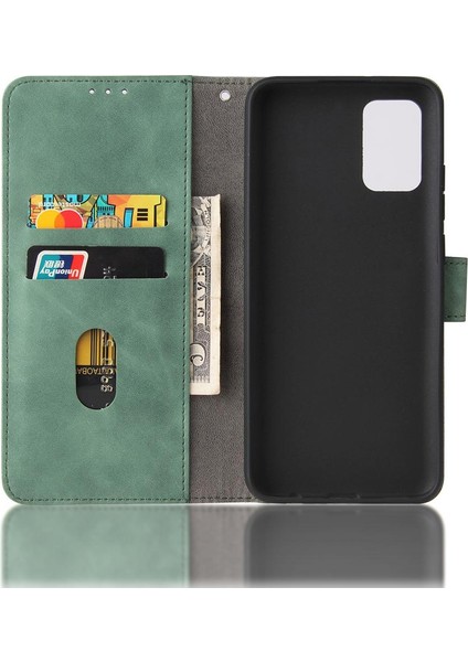Kart Tutucu Kickstand Koruyucu Kapak ile Samsung Galaxy A02S Için Kılıf (Yurt Dışından)