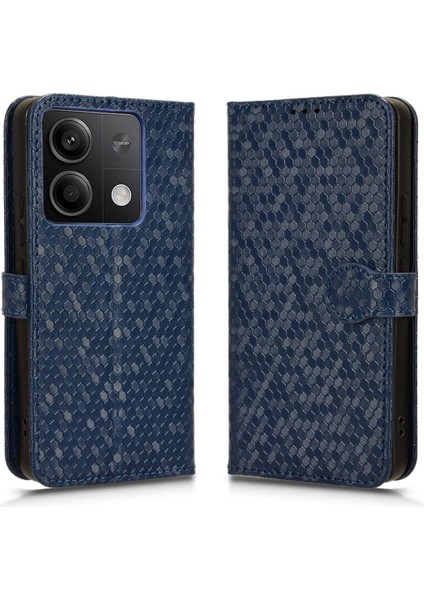 Xiaomi Redmi Not 13 Için Kılıf 5g Deri Cüzdan Kapak Geometrik Desen (Yurt Dışından)