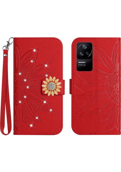 Xiaomi Poco F4 5g Telefon Kılıfı Flip Cüzdan Kredi Kartı Darbeye (Yurt Dışından)