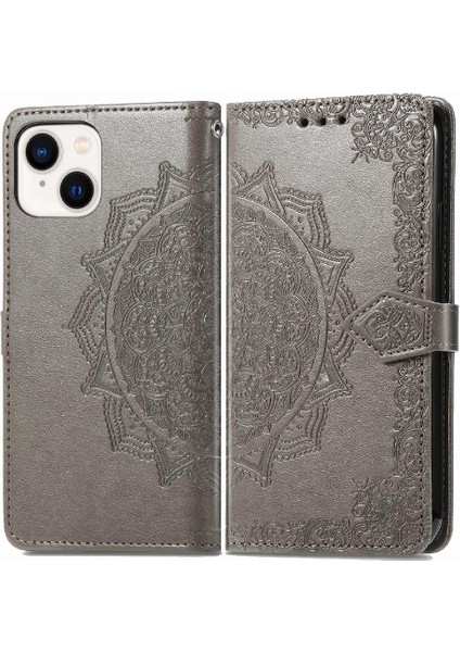 Iphone 15 Için Kılıf Artı Basit Iş Darbeye Zarif Desen Flip (Yurt Dışından)