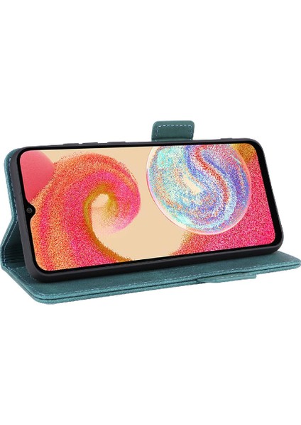 Kart Tutucu Kickstand Koruyucu Kapak ile Samsung Galaxy A04E Için Kılıf (Yurt Dışından)