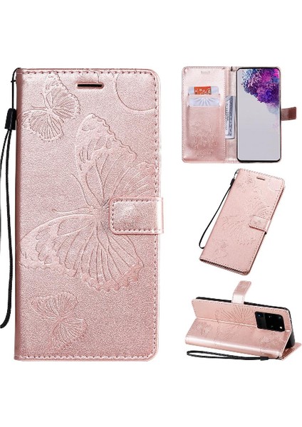 Samsung Galaxy S20 Ultra Manyetik Kapak Pu Deri Flip Kickstand (Yurt Dışından)