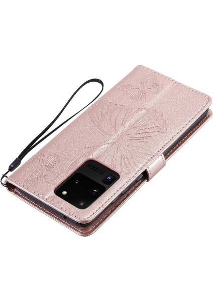 Samsung Galaxy S20 Ultra Manyetik Kapak Pu Deri Flip Kickstand (Yurt Dışından)