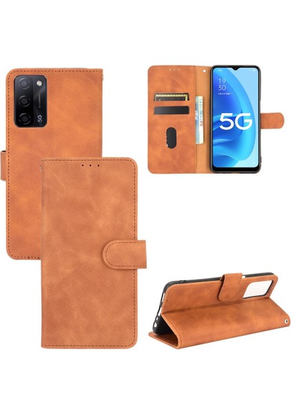 Kart ile Oppo Oppo 5g Tam Koruma Deri Folio Flip Case Için Kılıf (Yurt Dışından)