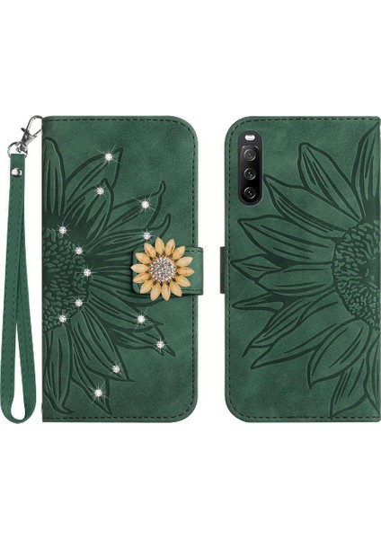 Sony Xperia 10 Iıı Telefon Kapak Için Kılıf Darbeye Tpu Kabuk Kart Tutucu (Yurt Dışından)