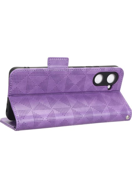 Realme 10 4g 3 Kart Tutucu Pu Deri Kapak Çevirin Cüzdan Görüntüleme (Yurt Dışından)