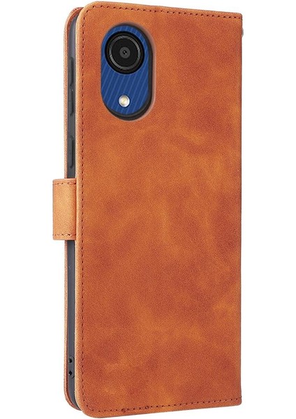 Samsung Galaxy A03 Çekirdek Tam Koruma Deri Folio Flip Case (Yurt Dışından)