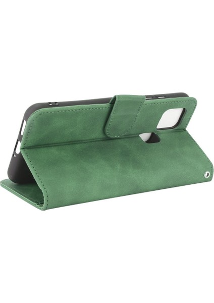 Kart Tutucu Kickstand Deri ile Oukitel C22 Tam Koruma Için Kılıf (Yurt Dışından) fırsatları