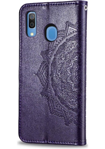 Samsung A30 Darbeye Dayanıklı Zarif Desen Basit Iş Çevirme (Yurt Dışından)