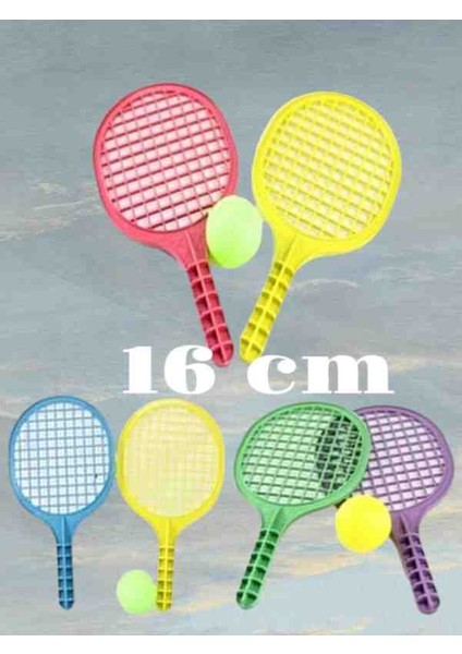 24 Takım 16 cm Plastik Raket Seti konsept hediye oyuncak