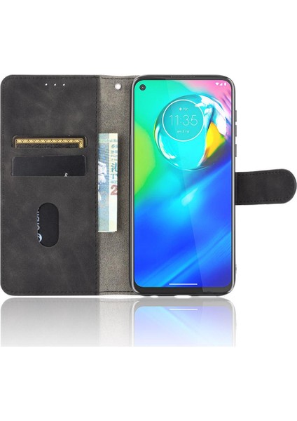 Motorola Moto G Güç Kart Tutucu ile Kickstand Deri Folyo (Yurt Dışından)