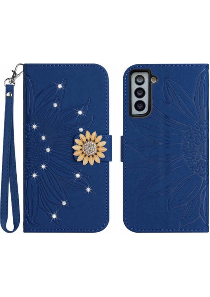 Samsung Galaxy S22 Artı Telefon Kılıfı Için Kılıf Darbeye Tpu Kabuk Pu Flip (Yurt Dışından)