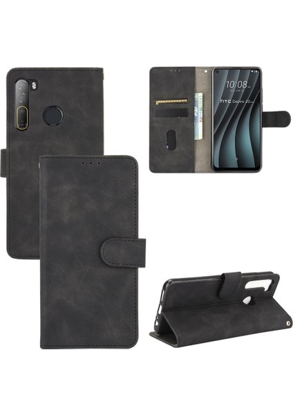 Kart Tutucu Kickstand Kart Ekleme ile Htc Desire 20 Pro Için Kılıf (Yurt Dışından)