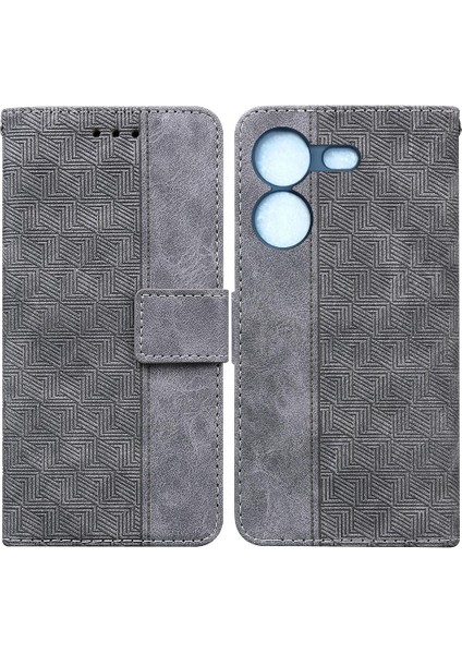 Tecno Pova 5 Cüzdan Kapak Premium Pu Deri Kickstand Özelliği (Yurt Dışından)