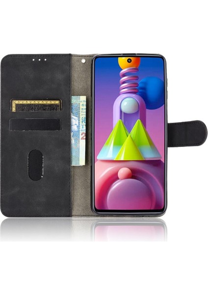 Kart Tutucu Kickstand Tam Koruma ile Samsung Galaxy M51 Için Kılıf (Yurt Dışından)