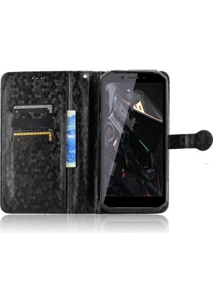 Oukitel WP18 Deri Cüzdan Kapak Manyetik Toka Geometrik Için Kılıf (Yurt Dışından) fırsatları