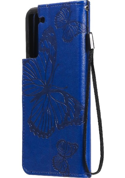 Samsung Galaxy S21 Fe Darbeye Kapak Flip Kickstand Manyetik Pu (Yurt Dışından)