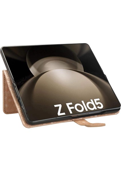 Samsung Galaxy Z Için Kılıf Fold 5 Geometrik Desen Deri Cüzdan Kapak (Yurt Dışından) fiyatları