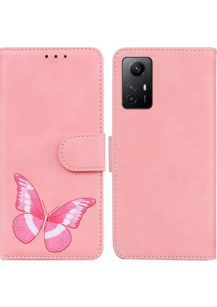 Xiaomi Redmi Not 12S Kart Yuvaları Için Kılıf Cüzdan Renk Baskılı Flip Folio (Yurt Dışından)