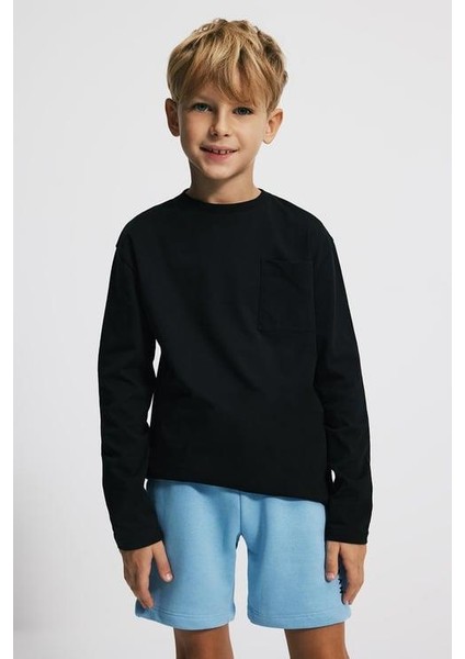 (Kids Boy) Cepli Uzun Kol Organik Pamuk T-shirt fiyatları