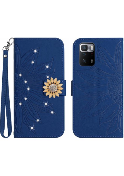 Xiaomi Poco X3 Gt Için Kılıf Telefon Kılıfı Kart Tutucu Pu Deri Kapak Çevirin (Yurt Dışından)