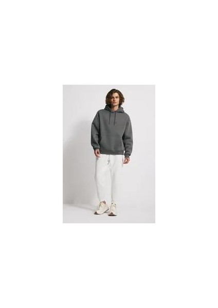 Kapüşonlu Oversize Fit Unisex Sweatshirt