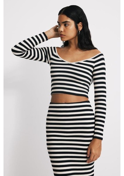 Madonna Yaka Uzun Kol Kadın Üst modelleri