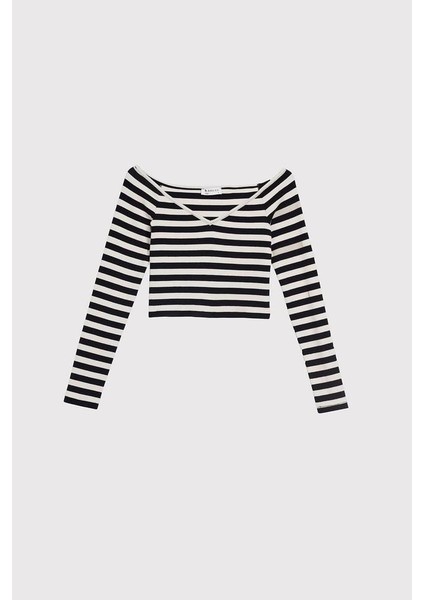 Madonna Yaka Uzun Kol Kadın Üst fırsatları