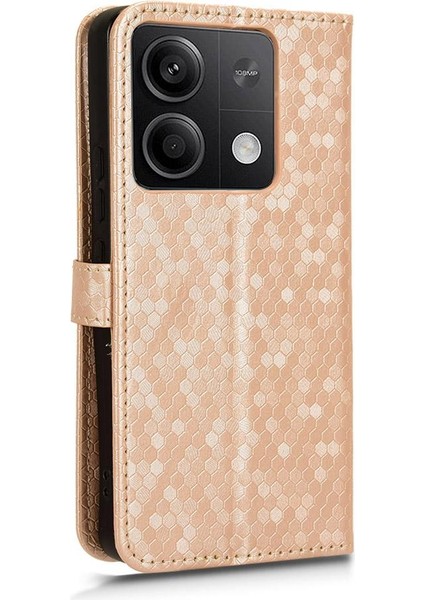 Xiaomi Redmi Not 13 Için Kılıf 5g Deri Cüzdan Kapak Geometrik Desen (Yurt Dışından)