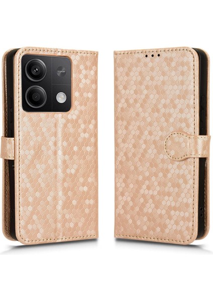 Xiaomi Redmi Not 13 Için Kılıf 5g Deri Cüzdan Kapak Geometrik Desen (Yurt Dışından)