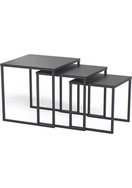 3lü Metal Zigon Sehpa modelleri