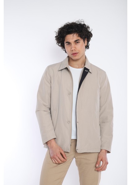 Pamuklu Safari Yazlık Erkek Mont