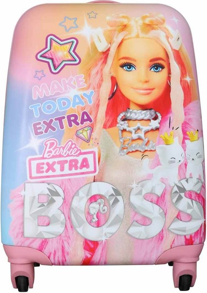 Barbie Extra Boss Çekçekli Valiz FRX.001