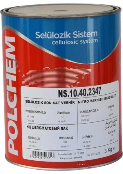 Mat Vernik Selülozik 1/1