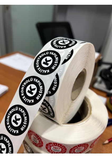 Yangın Tüpü Kontrol Etiketi 1000 Adet
