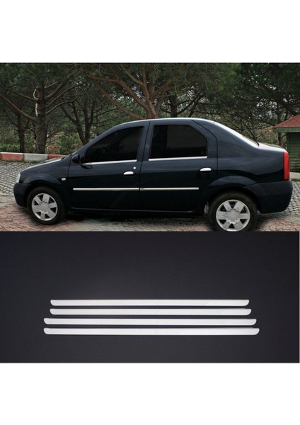 Dacia Logan Cam Çıtası 2005-2008 4 Prc P.çelik