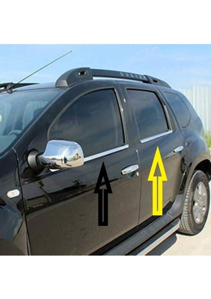 Dacia Duster Cam Çıtası 2010 Üzeri 4 Prc P. Çelik