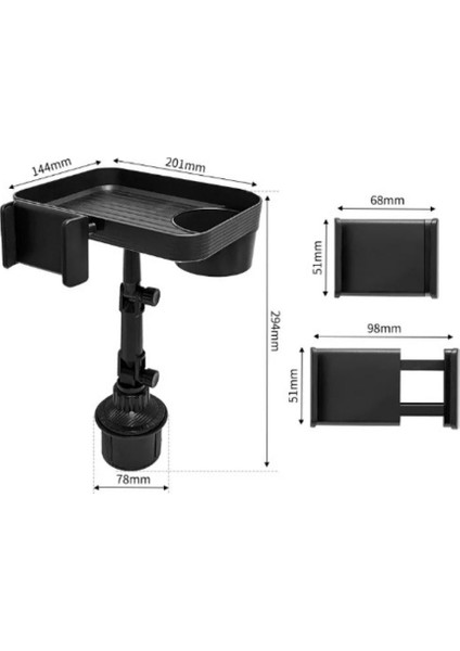 Universal Araba Bardak Telefon Tutucu Stand