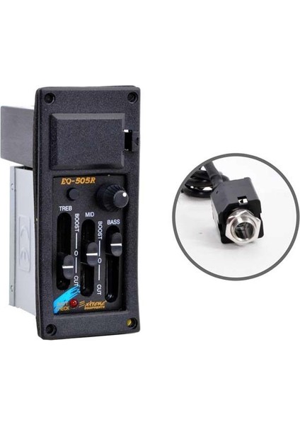 Preamp 3 band ekolayzırlı eşikaltı EQ505