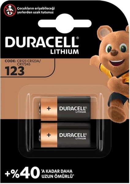 123 Lityum Pil 2 Li Kart