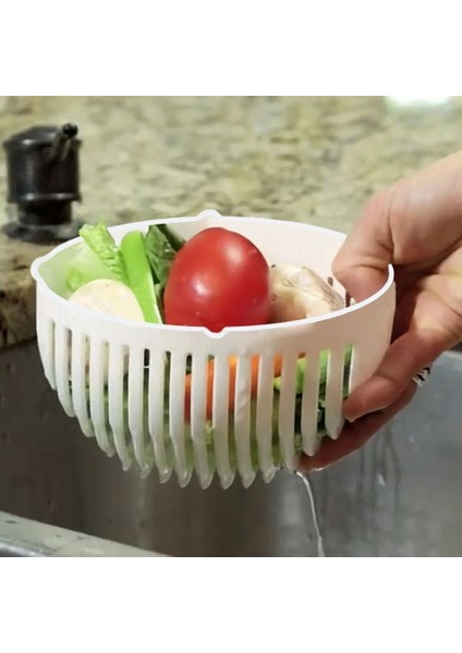 Salata Yapma Seti Pratik - Salad Cutter Bowl