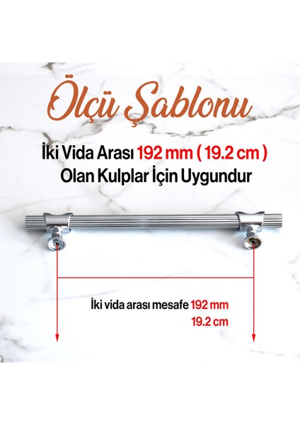 Arsin Krom Metal Kulp 192 Mm-19.2 cm Mobilya Çekmece Mutfak Dolap Dolabı Kapak Kulpları Kulbu Kulpu fırsatları