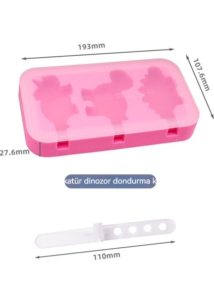 Küçük Dinozor Silikon Dondurma Kalıbı Eserdir (Yurt Dışından) fiyatları