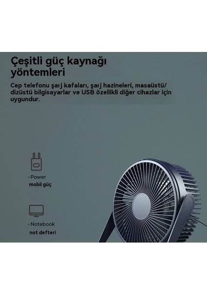 Mini Küçük Fan Ofis Masaüstü Vantilatörü (Yurt Dışından)