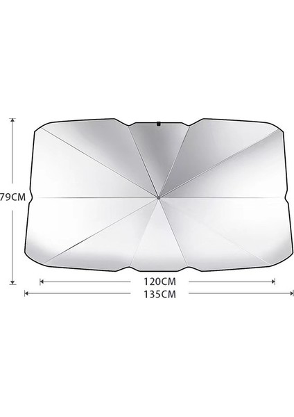 Car Parasol Şemsiye Araba Güneşliği Araba Ön Cam Geri Çekilebilir Güneşlik (Yurt Dışından)