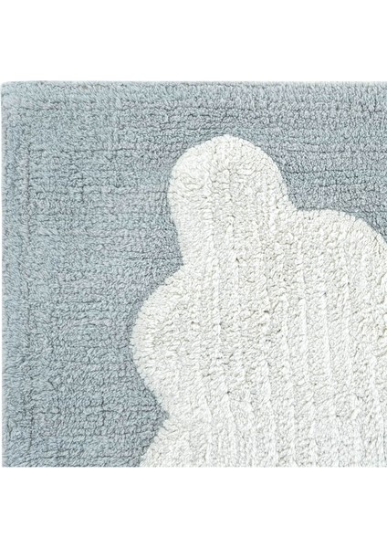 Cool Cotton Ccn 14 Multy Makinede Yıkanabilir Kaymaz Tabanlı Pamuk Dokuma Bulut Desenli Bebek Halısı modelleri