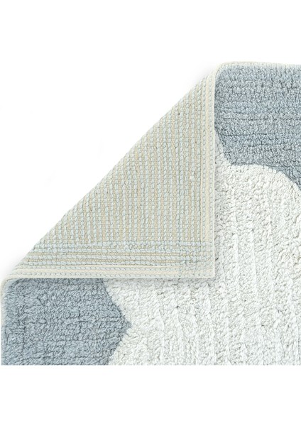 Cool Cotton Ccn 14 Multy Makinede Yıkanabilir Kaymaz Tabanlı Pamuk Dokuma Bulut Desenli Bebek Halısı fırsatları