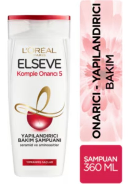Komple Onarıcı 5 Şampuan 360 ml 2'li Paket fiyatları
