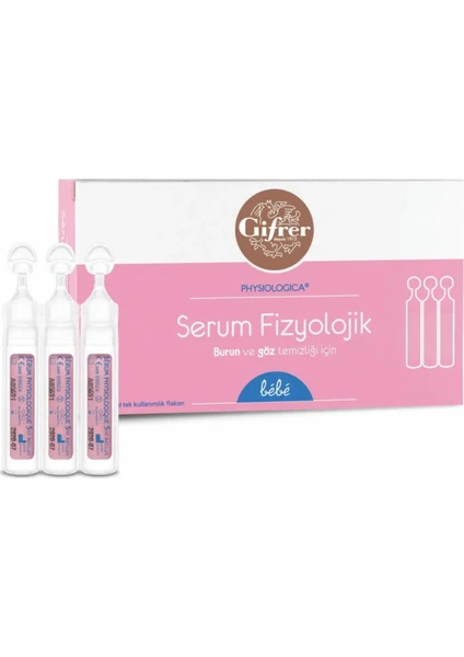 Serum Fızyolojık 20 Flakon