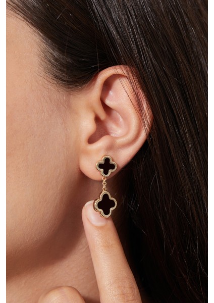 Kadın Yonca Model Küpe